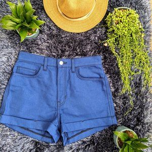 American Apparel NWT Blue Denim Shorts Sz 27